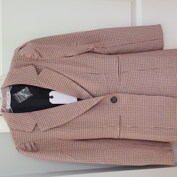 Houndstooth Pattern Blazer - Picture 2 of 3